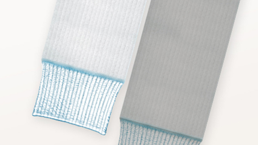 en närbild av ett AQUACEL® sårförband