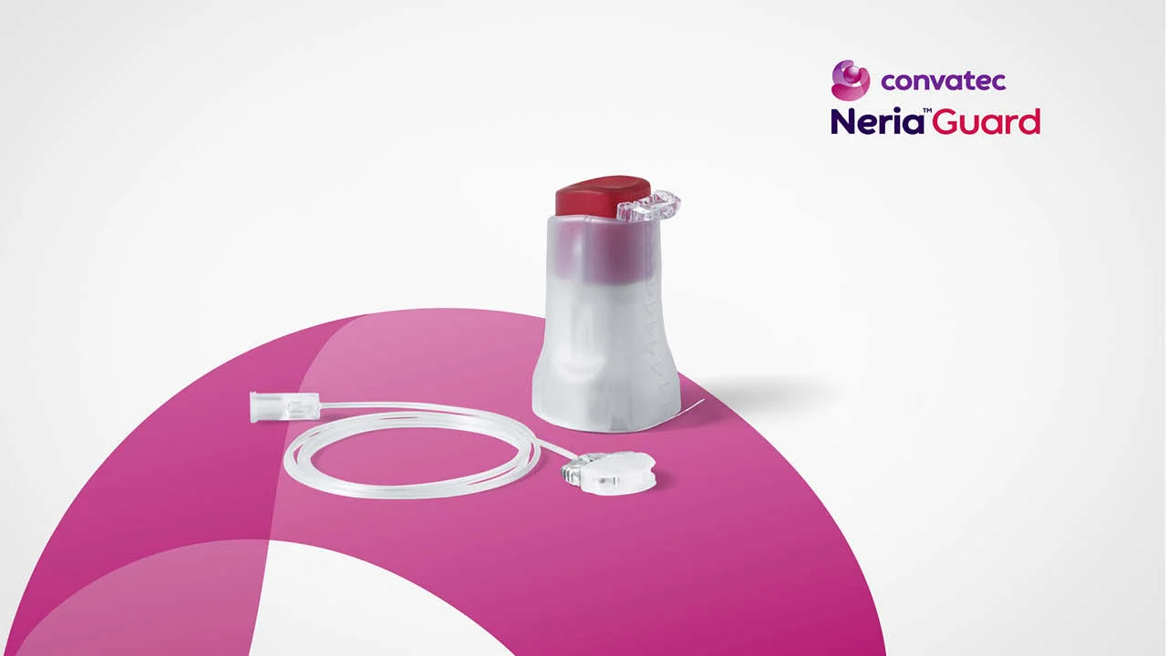 L’image montre le set de perfusion Neria™Guard.